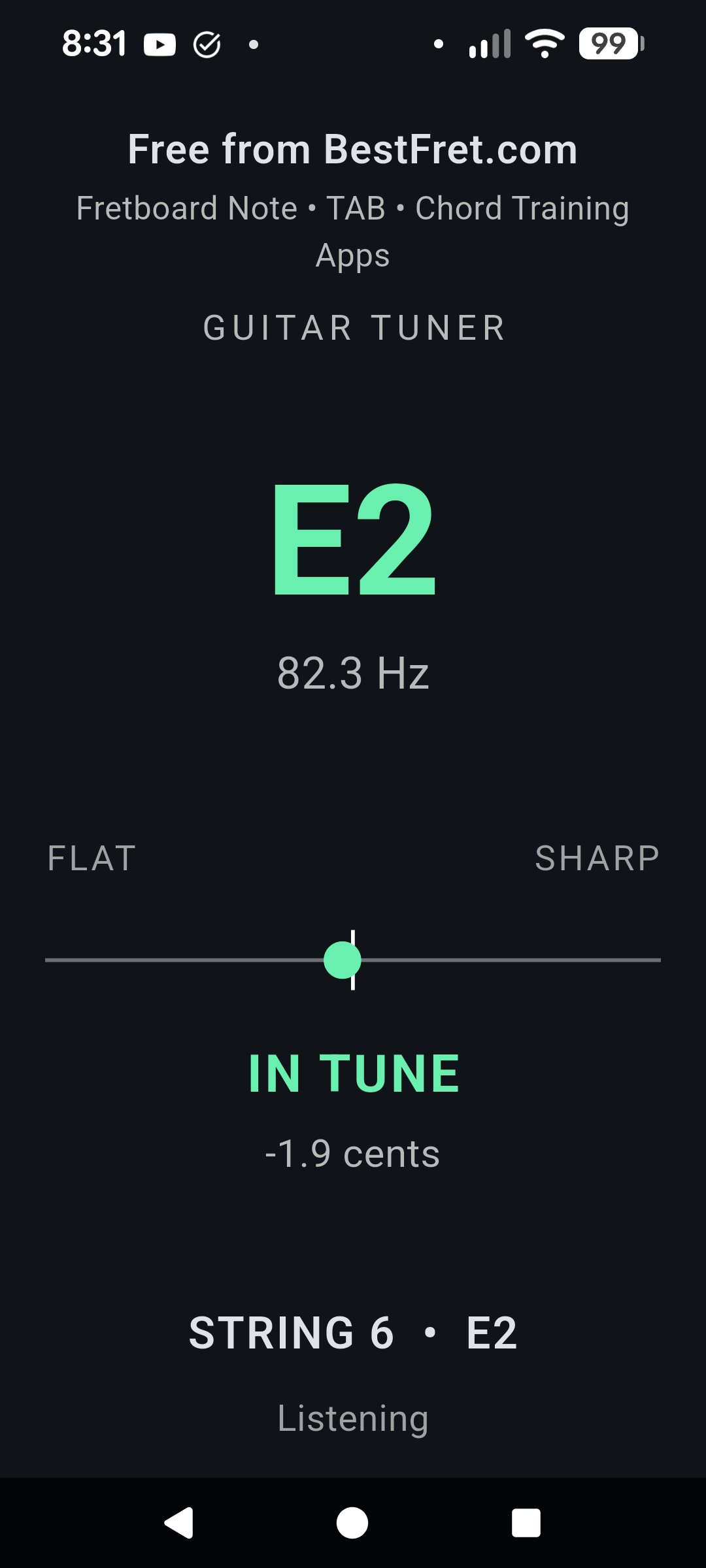 Fretboard Note Trainer screenshot 3